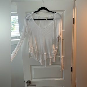 Free People White Sweater XS